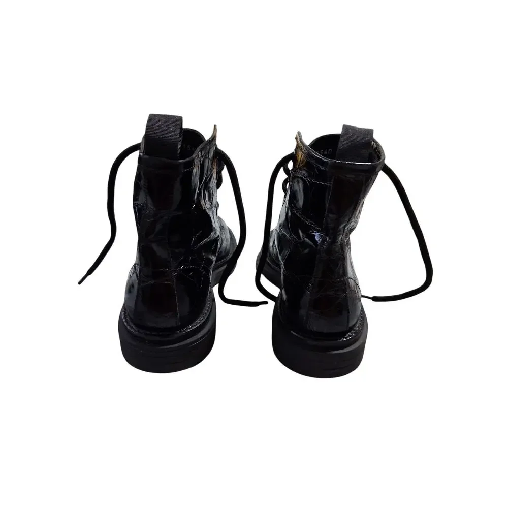 AGL Moreen lace-up Boots Women's Size 35/5 Combat Witchy Whimsigoth Fairygoth‎